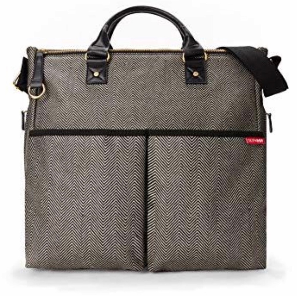 Skip Hop Duo Signature Diaper Bag - Herringbone